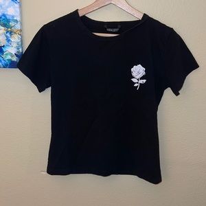 SHEIN “single rose” top